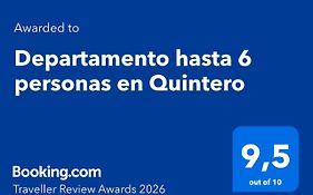 Departamento hasta 6 personas en Quintero